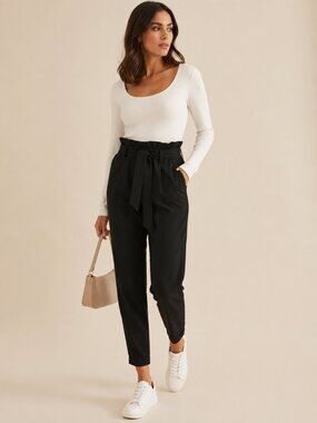 H&M | Pants & Jumpsuits | Hm Navy Cigarette Trousers